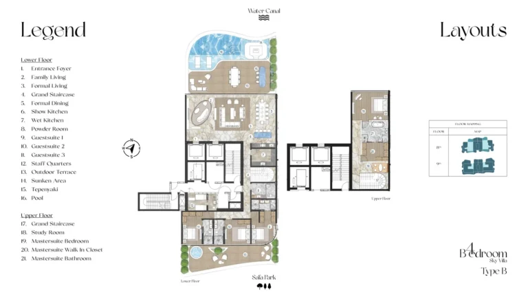 Casa Ahs floor plan 4 BR