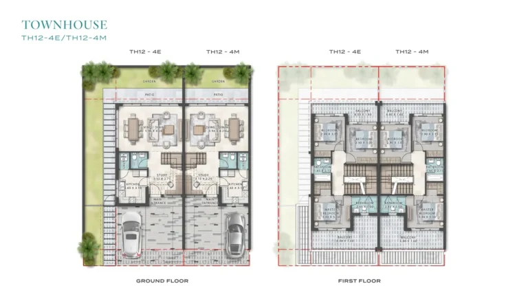 Damac Hills (2) – Natura floor plan 4 BR