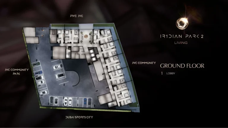Iridian Park 2 floor plan Studio