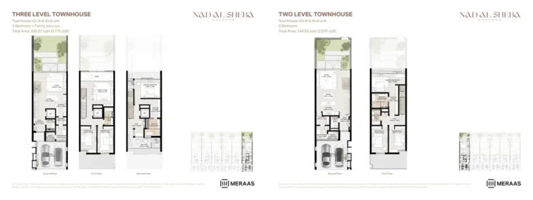 Nad Al Sheba Gardens Phase 3 floor plan 3 BR · 3775 sqft