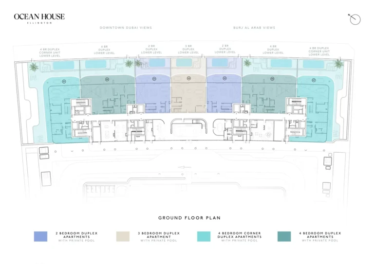 Ocean House floor plan Studio