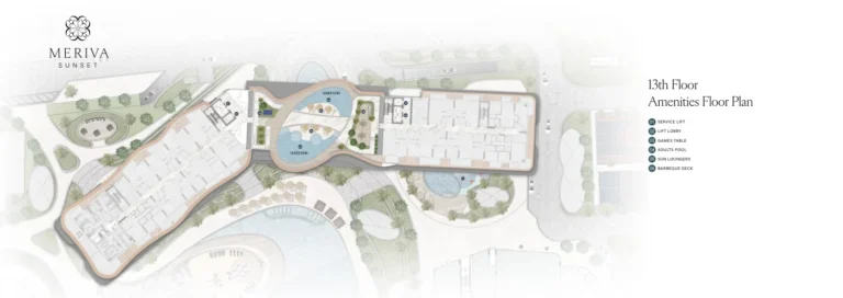 The Meriva Collection floor plan Studio