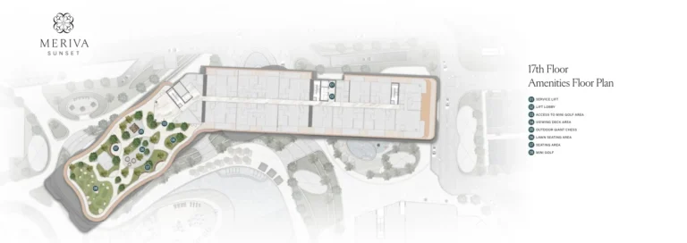 The Meriva Collection floor plan Studio