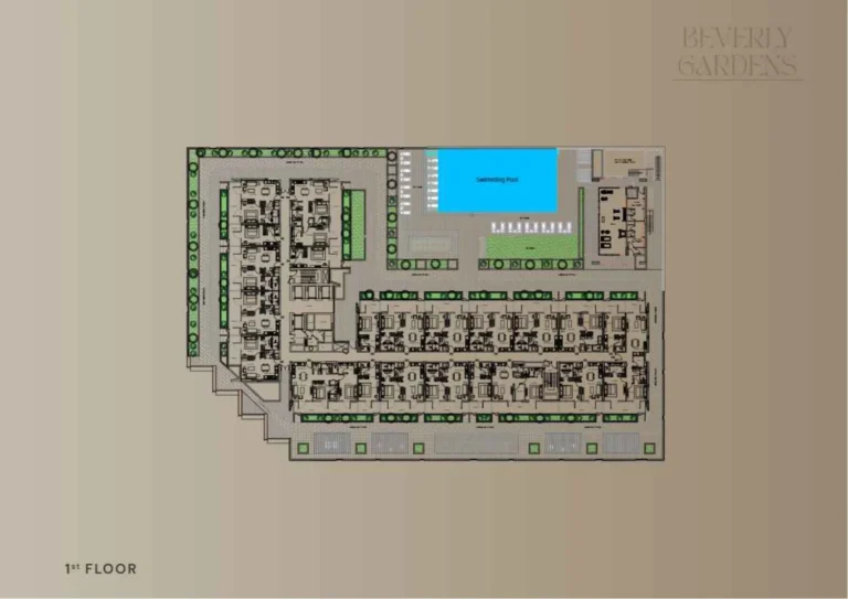 Beverly Park floor plan Студия