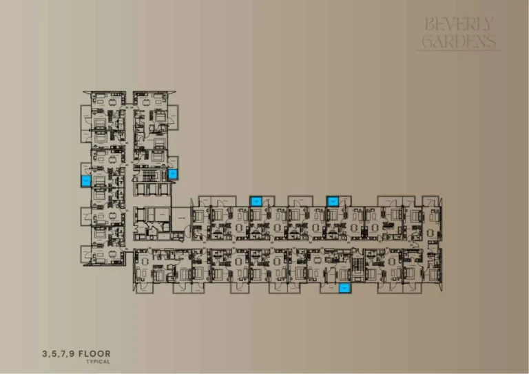 Beverly Park floor plan Студия