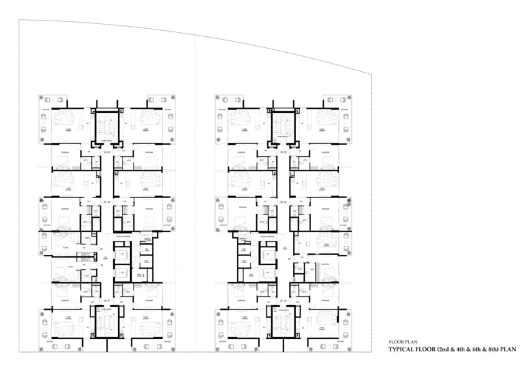 Coventry 2 floor plan Студия