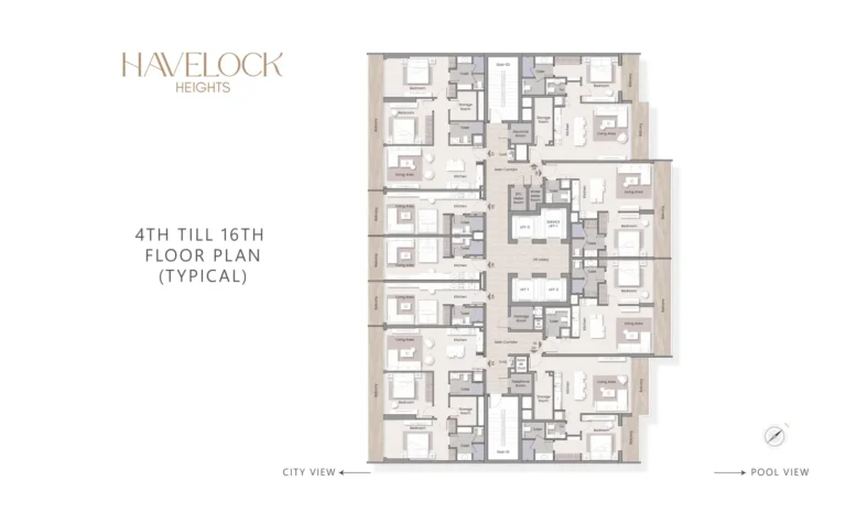 Havelock Heights floor plan Studio