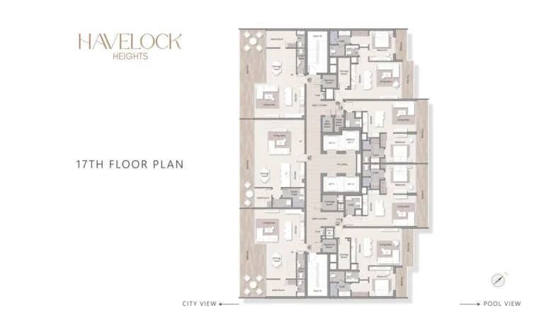 Havelock Heights floor plan Studio