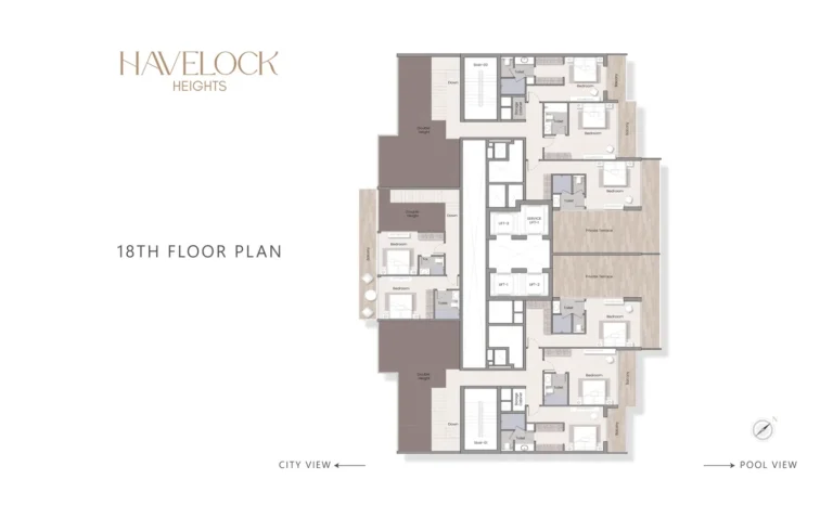 Havelock Heights floor plan Studio