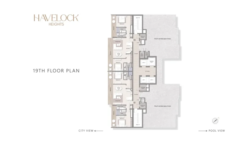 Havelock Heights floor plan Studio