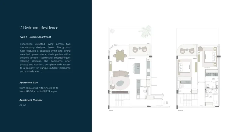 Helvetia Marine floor plan 2 BR · 1593 sqft