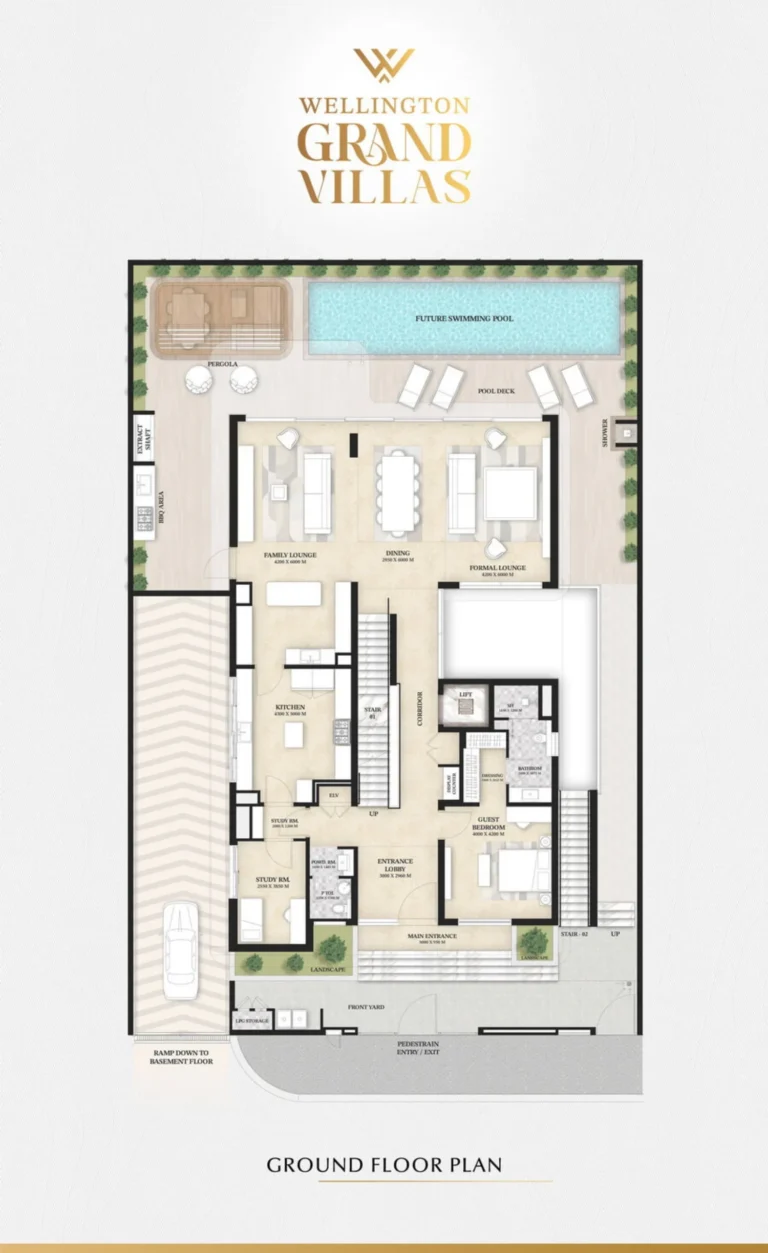 Wellington Grand Villas floor plan 1 BR