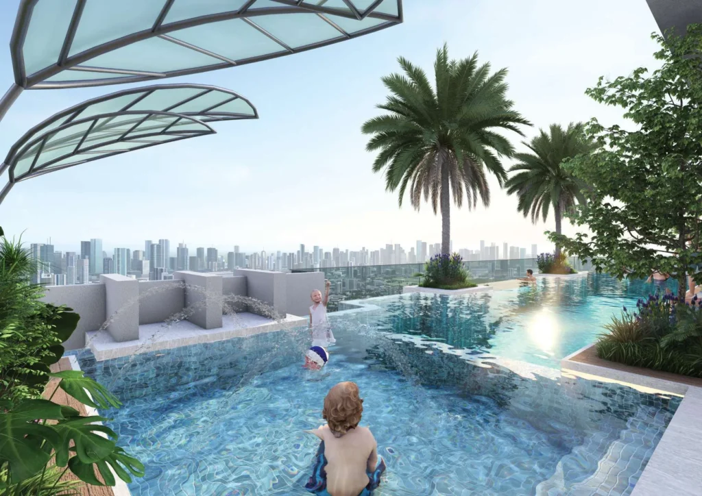 Gharbi I Residences by Rabdan Real Estate Development in Arjan, Dubai
