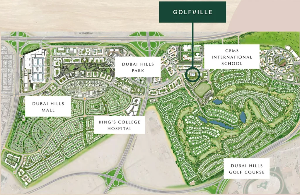 Golf Ville map