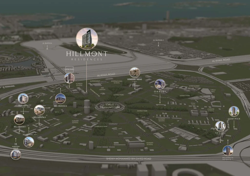 Hillmont Residences by B L G Development L.L.C | Ellington Properties in JVC District 15, Dubai
