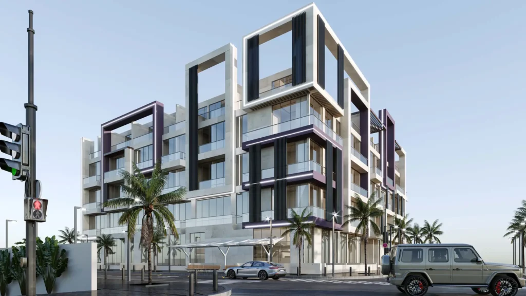 555 Park Views, Jumeirah Village Triangle — developer rendering