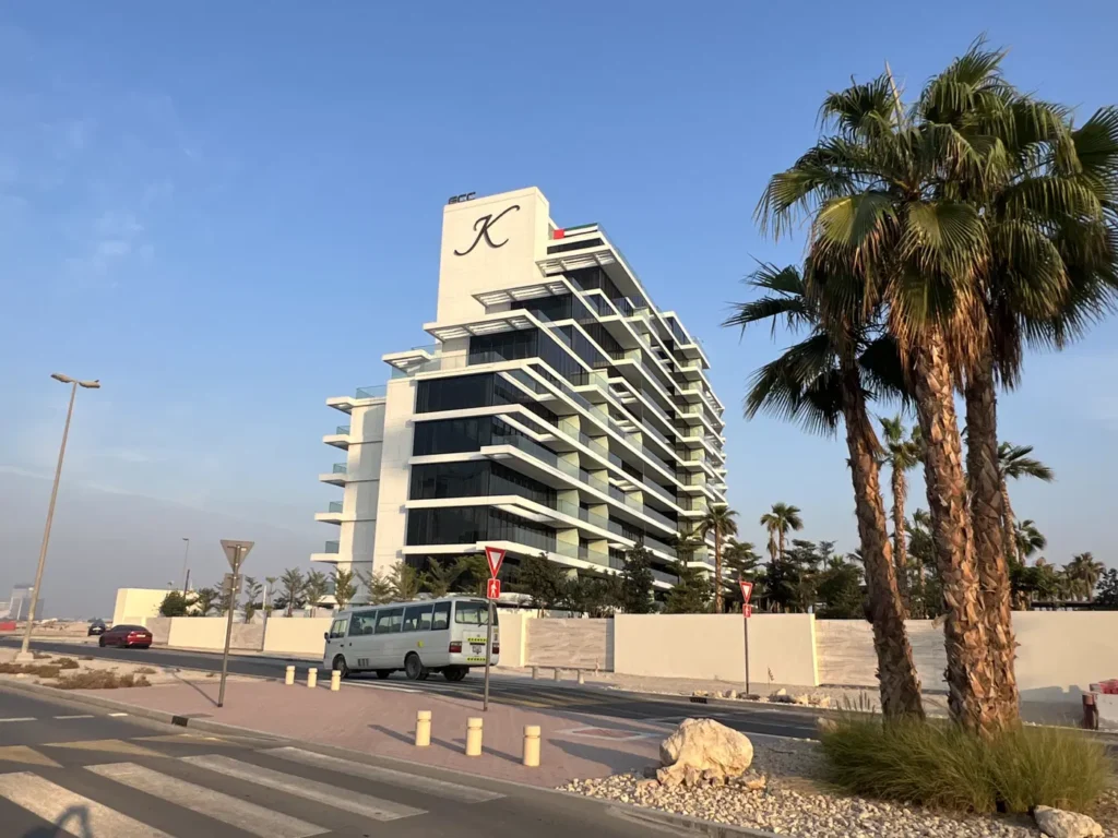 building with Kempinski logo, Kempinski Residences The Creek - Tower 1, Healthcare City Phase 2, Dubai