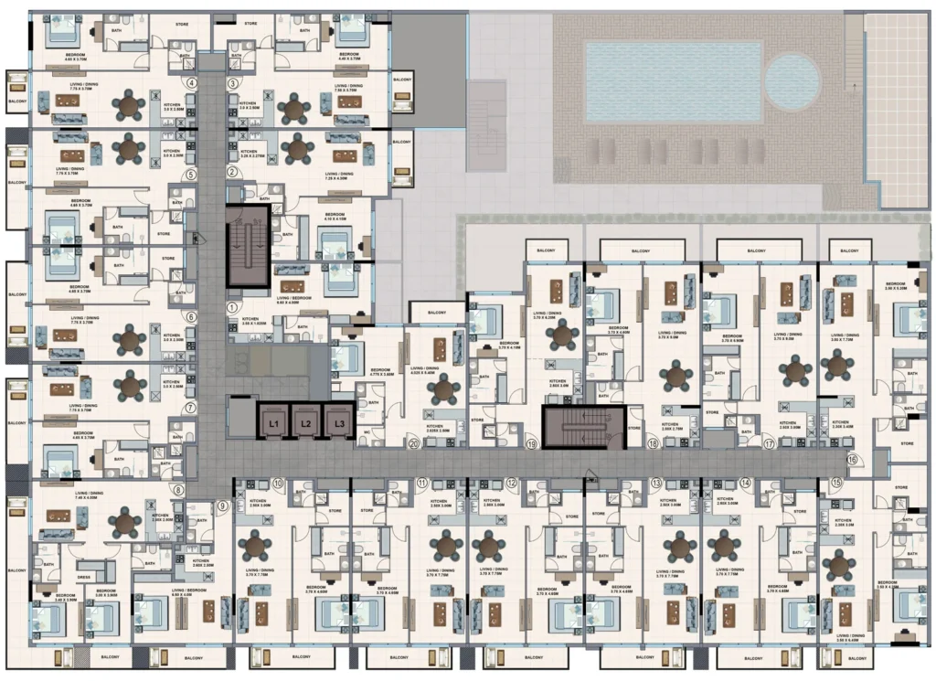 La Riviera Azure by Riviera Group in JVC District 10, Dubai