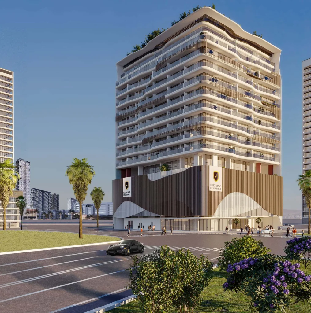 Lucky Oasis Residence by Lucky Aeon Real Estate Development in Jumeirah Village Circle, Dubai