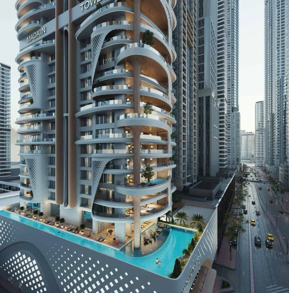 Mada'in Tower by Marina Arcade Real Estate (L.L.C) | Mada'in Properties in Dubai Marina