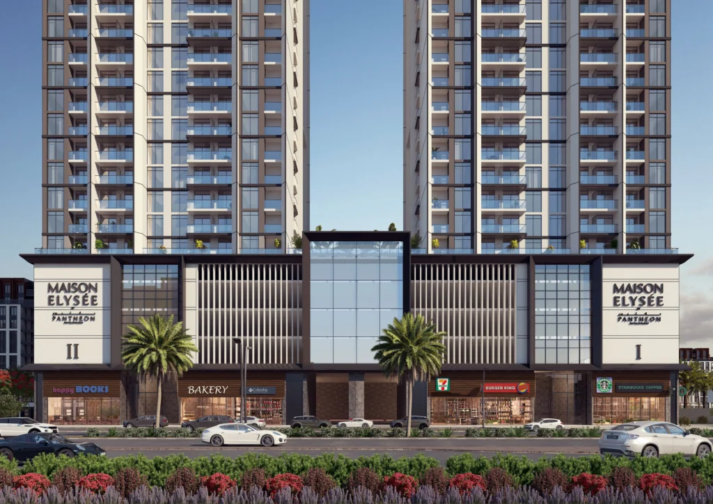Maison Elysee I by Pantheon Elysee Real Estate Development in Jumeirah Village Circle, Dubai