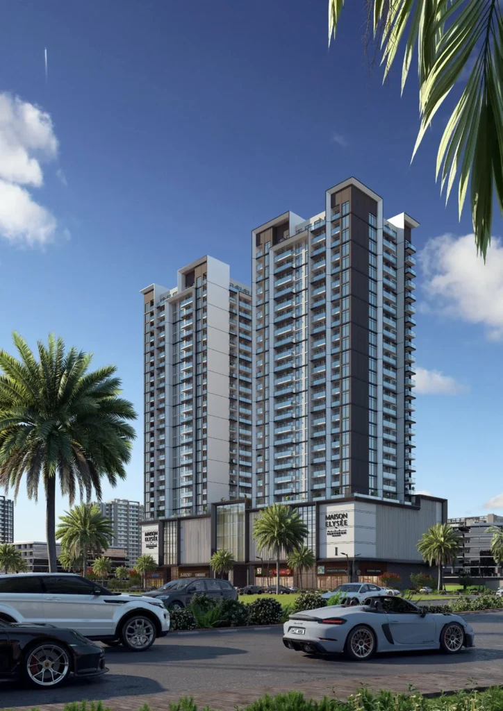 Maison Elysee Ii by Pantheon Elysee Real Estate Development in Jumeirah Village Circle, Dubai