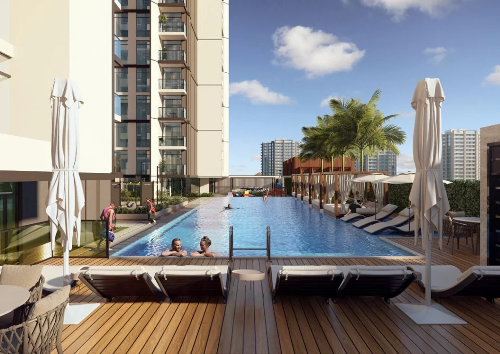 Maison Elysee Ii by Pantheon Elysee Real Estate Development in Jumeirah Village Circle, Dubai