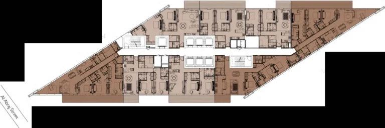 Marquise Square Tower floor plan Поэтажный план