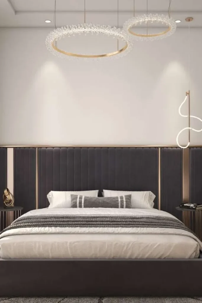 bedroom interior render, Maya Residences 5, JVT District 1, Dubai