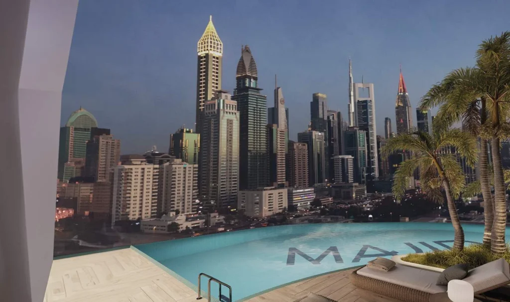 Mayfair Gardens by Majid Developments in Jumeirah Garden City, Dubai