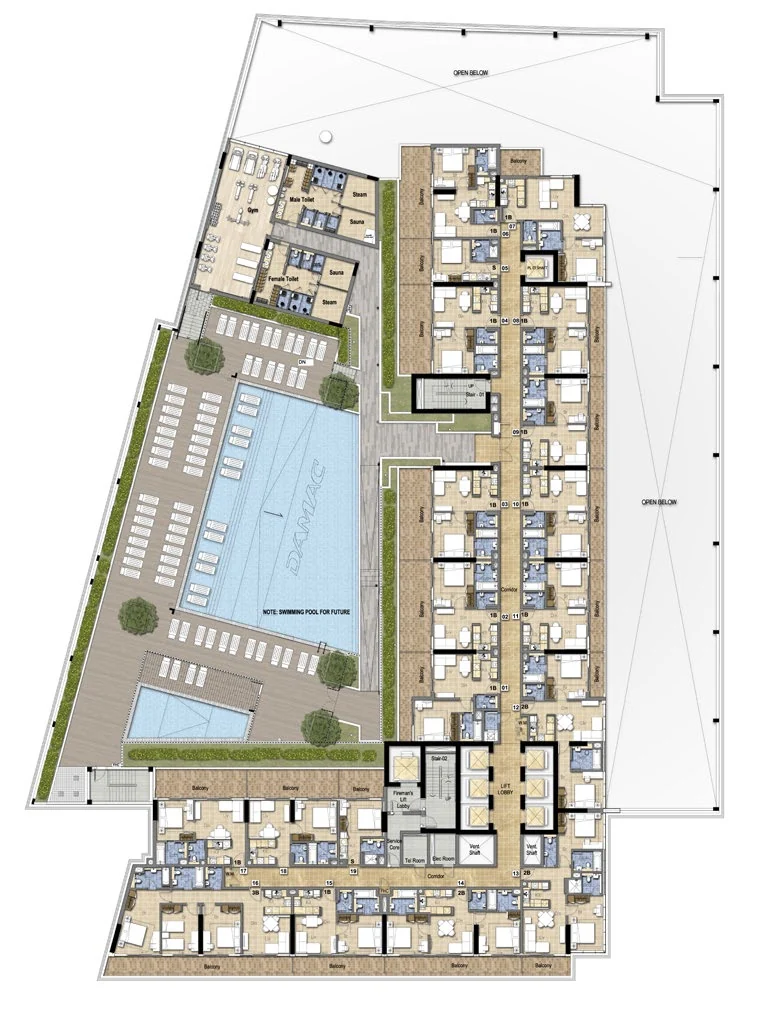 Merano Tower by Damac Properties in Business Bay, Dubai