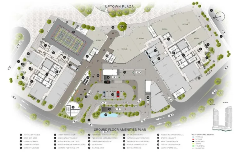 Mercer House floor plan Мастер-план