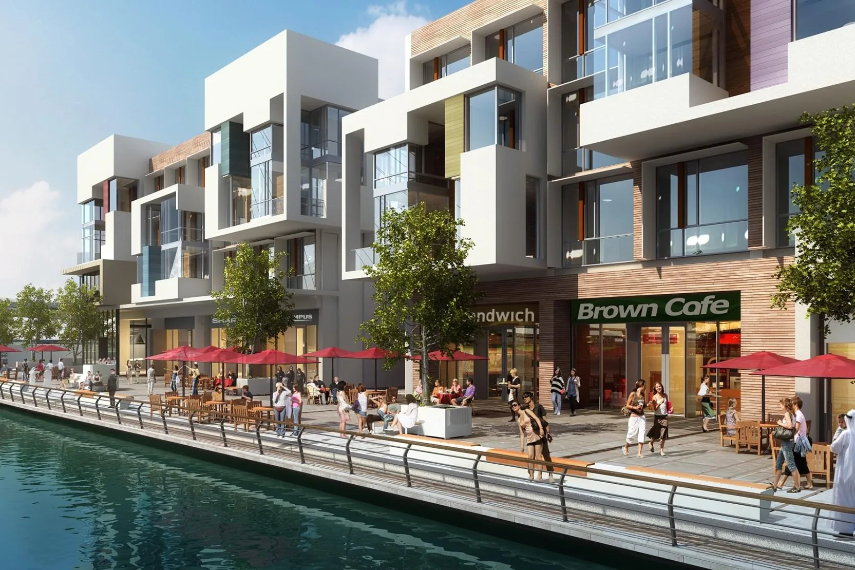 Meydan Canal Views North