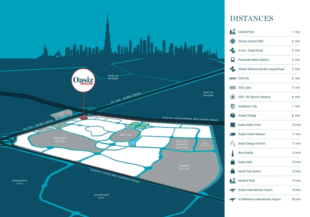 Oasiz 1 by Danube by Danube Properties Development L.L.C | Danube Properties in Dubai Silicon Oasis
