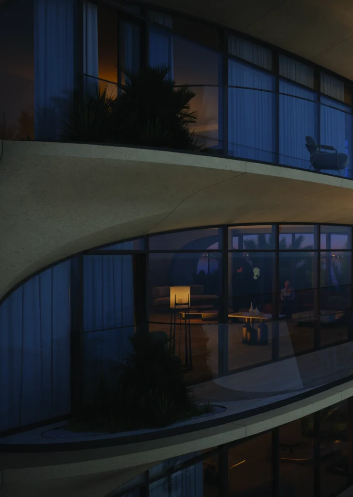 Ocean House by Northacre Ellington Development in The Palm Crescent, Dubai