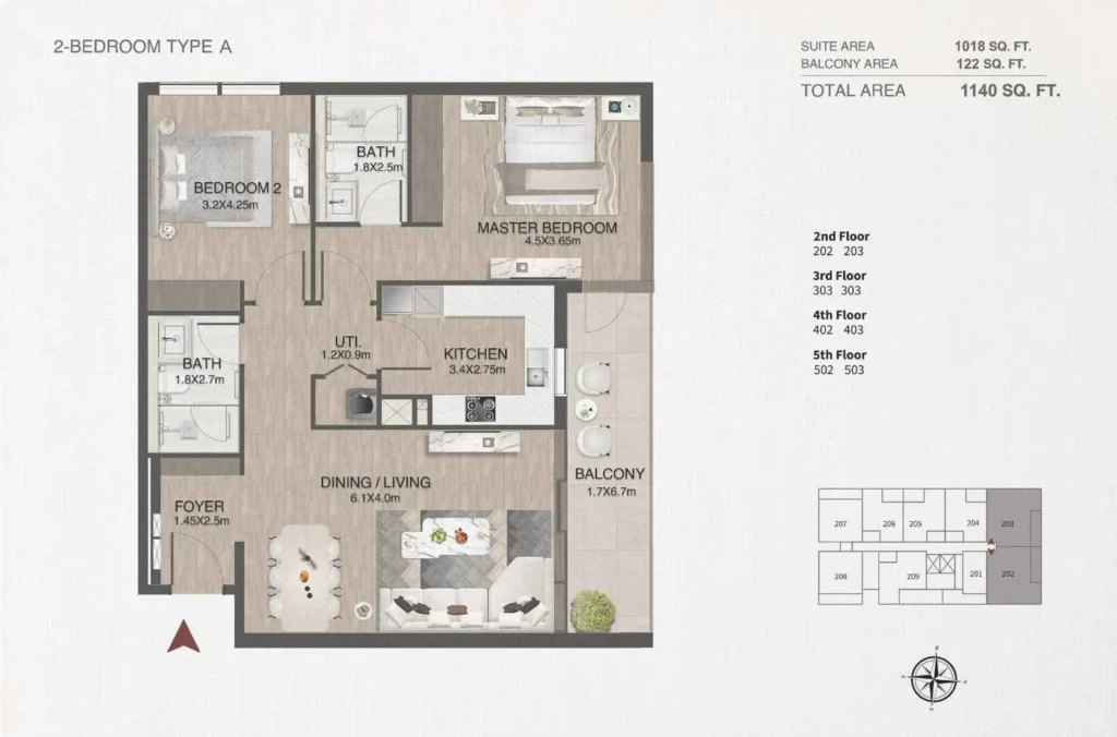 One by Nine by Nine Developments in Nad Al Sheba Gardens 1, Dubai