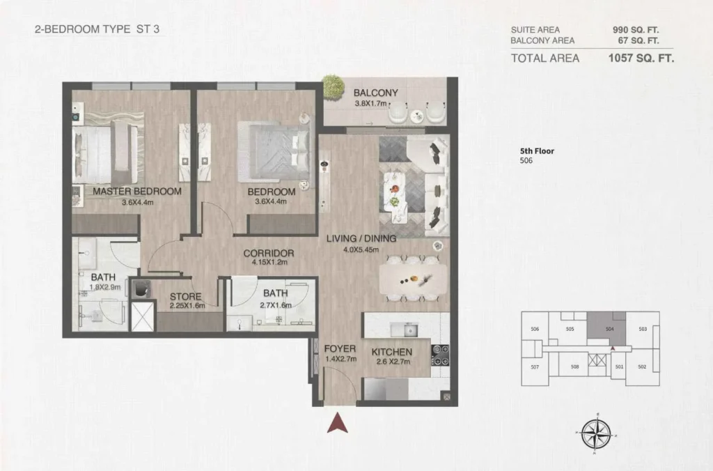 One by Nine by Nine Developments in Nad Al Sheba Gardens 1, Dubai