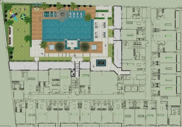 Oxford Terraces 2 floor plan Typical floor plate