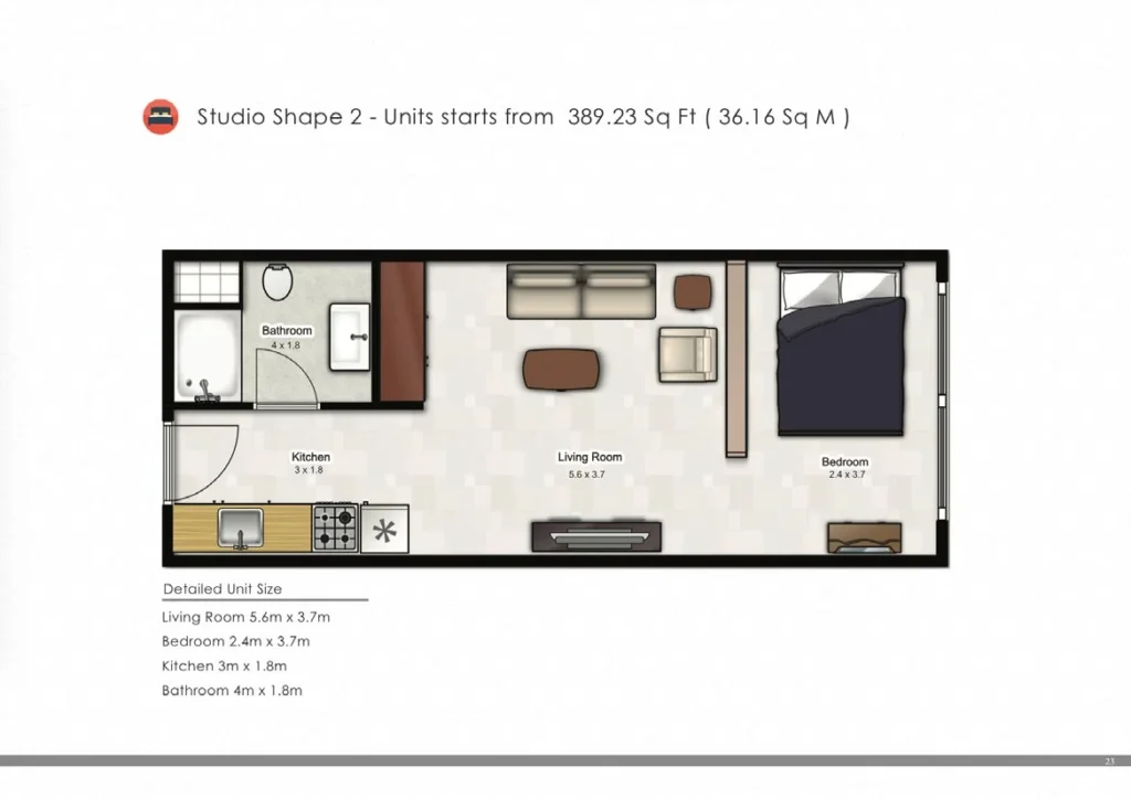 Plaza Residences by Cayan Group in JVC District 13, Dubai