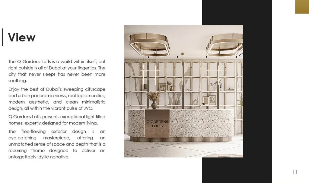 Q Gardens Lofts by AYS Developers in JVC District 13, Dubai