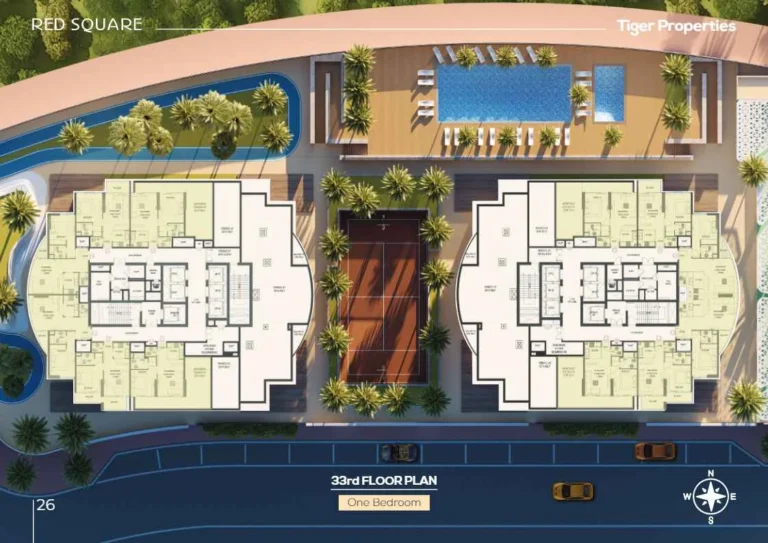Red Square floor plan Поэтажный план