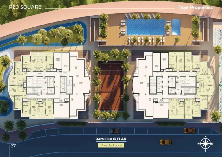 Red Square floor plan Поэтажный план