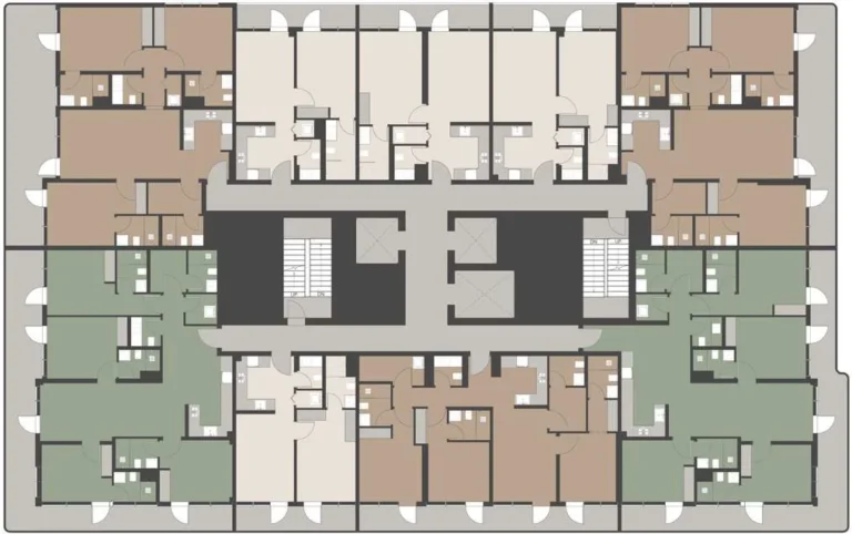 Rivo by Grovy floor plan Typical floor plate