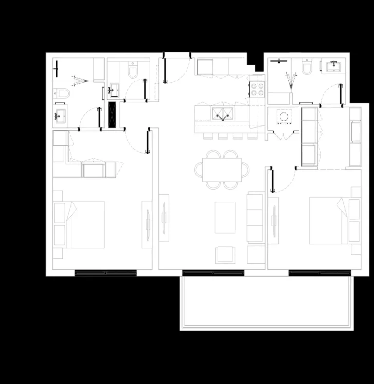 Rosemont Residences JVT floor plan 3-спальн.