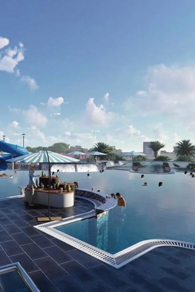 pool render, Samana Hills, Arjan, Dubai
