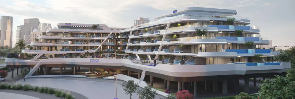 Samana Mykonos by Samana International Real Estate Development in Studio City, Dubai