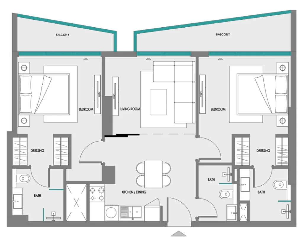 Greenfield 2 By Samana Developers floorplan