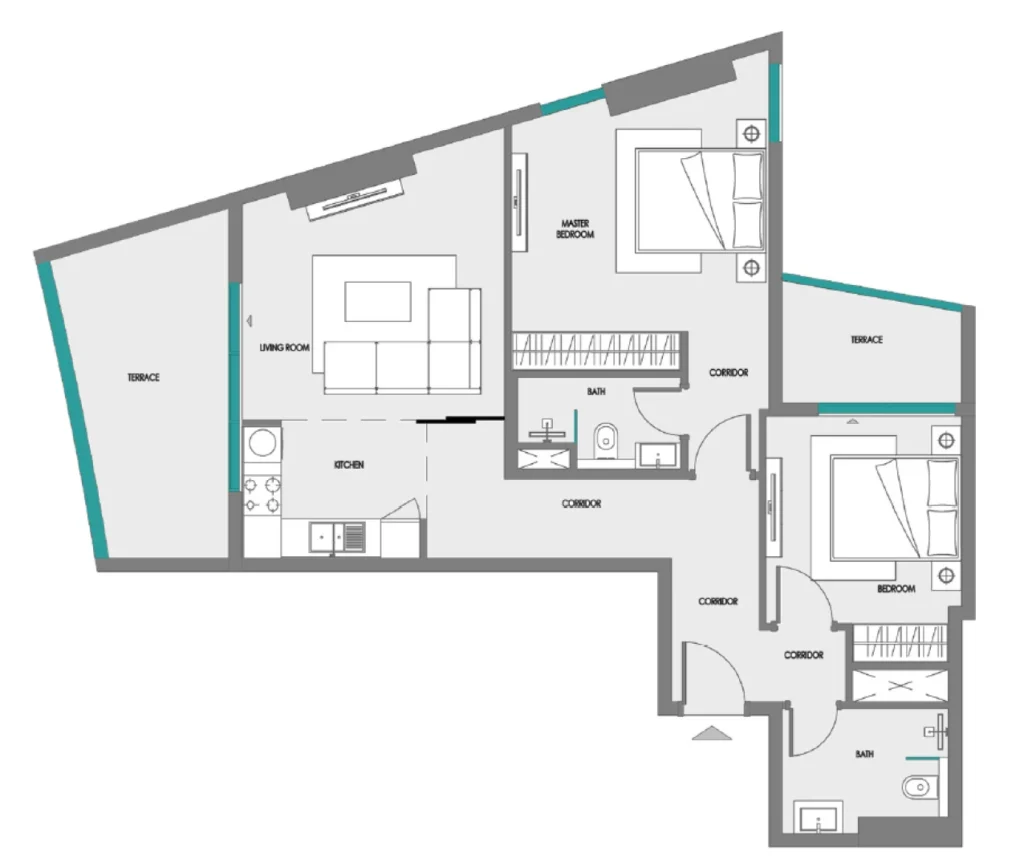 Greenfield By Samana Developers floorplan