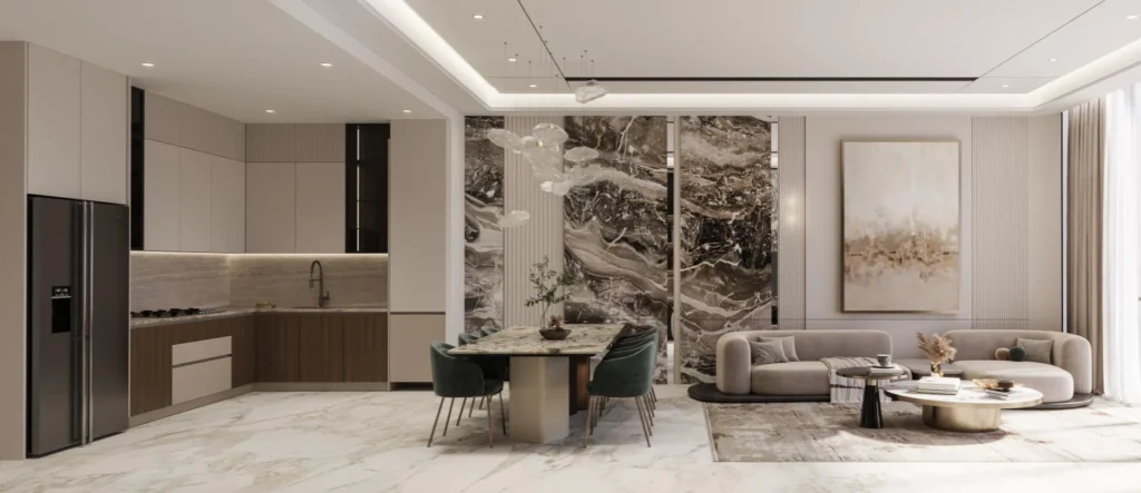 Samana Barari Heights living room