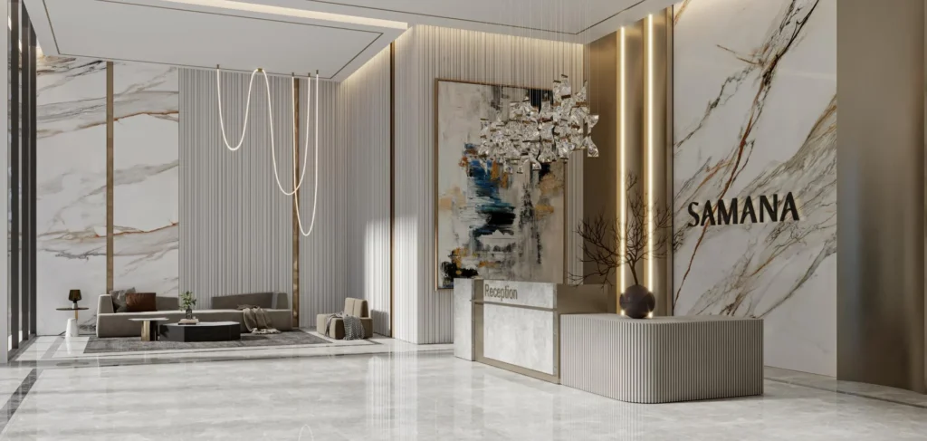 Samana Barari Heights lobby